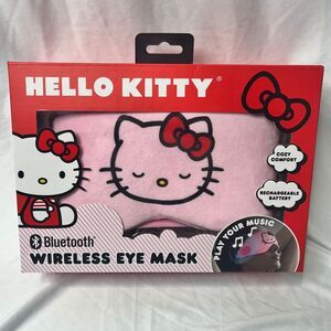 Hello Kitty Bluetooth Sleep Mask Built-in Speakers Wireless Music Eye Cover Pink